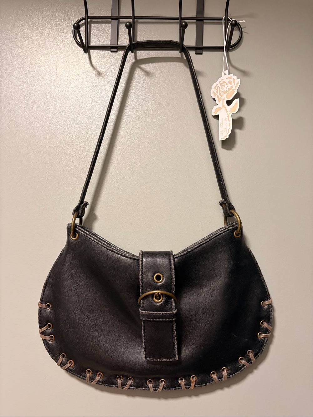 Mombasa inspired vintage black bag